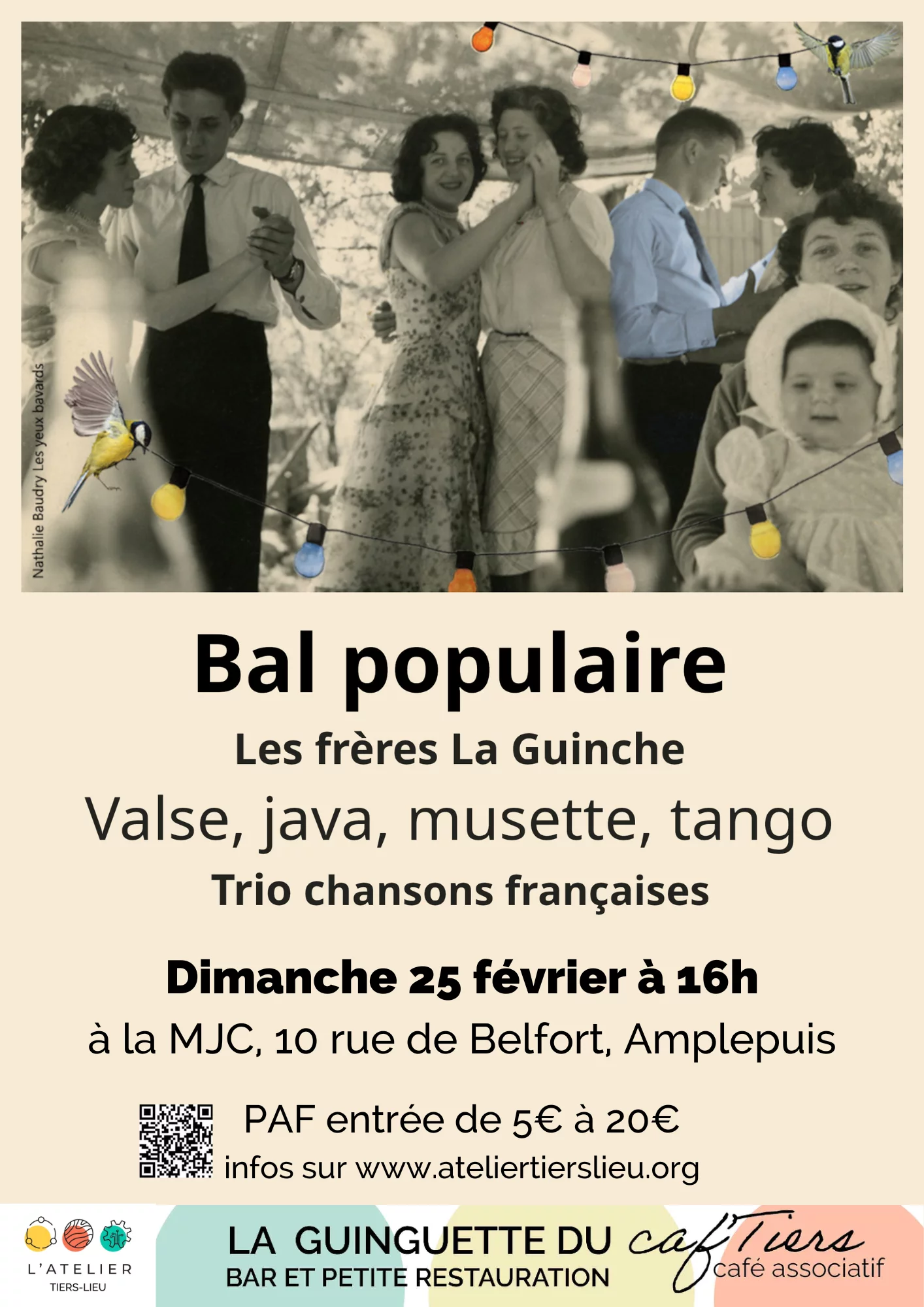 Affiche Guingette Février 2024