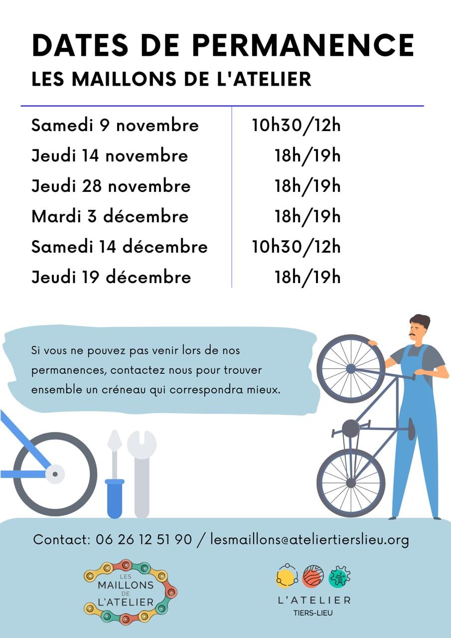 horaires et dates Permanences Maillons