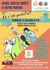 Soiree repas jeux partage