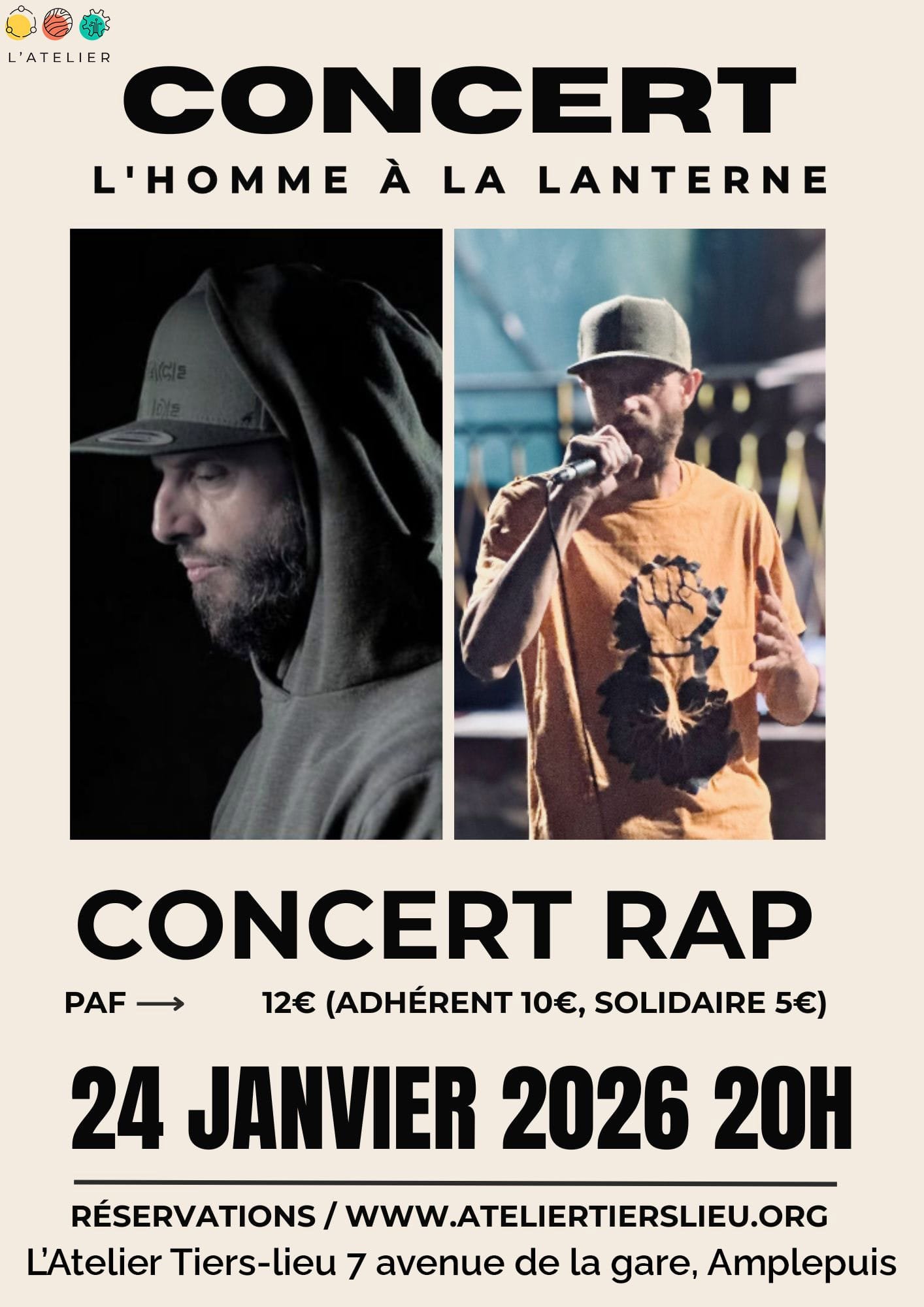 Concerte l homme a la lanterne